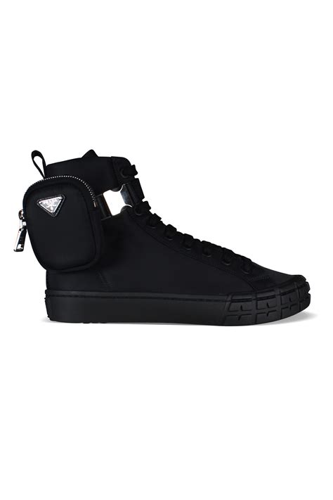 prada embellished sneakers|Prada designer high top sneakers.